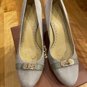 Coach suede heels